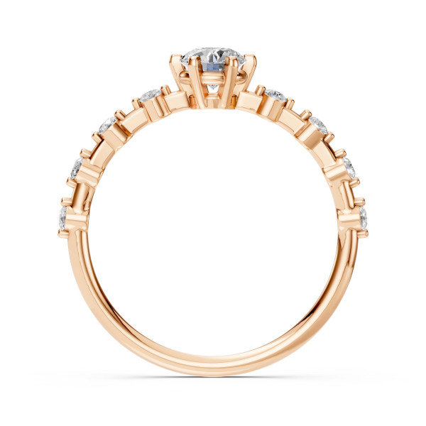 Cara пръстен с диаманти 0.40+0.16 ct GIA сертификат – ЗЛАТНО БИЖУ 14К K101-10144R(4.7)/14K