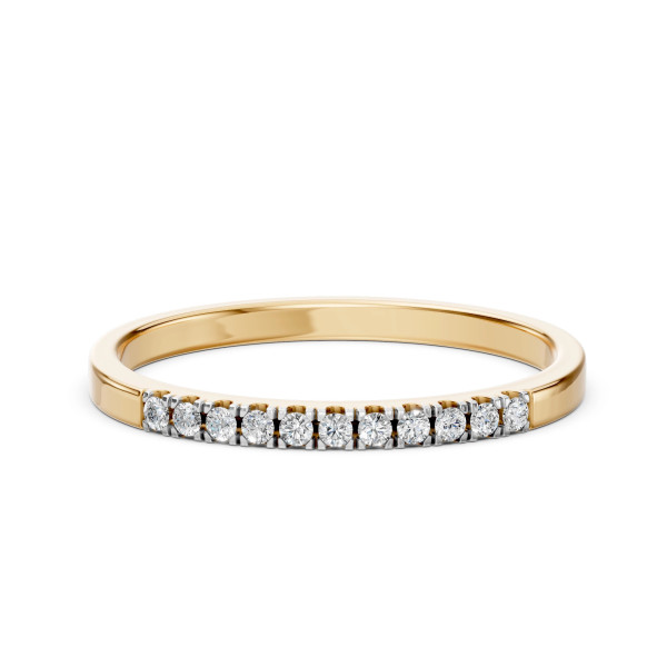 Cara пръстен с диаманти 0.11 ct – ЗЛАТНО БИЖУ 14К K101-10109Y(1.3)/14K