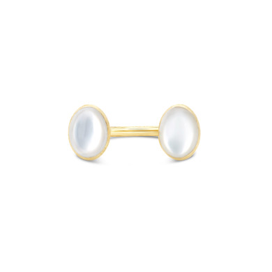 NANIS BOULES ПРЪСТЕН ДИАМАНТИ, СЕДЕФ, ПЛАНИНСКИ КРИСТАЛ AH19-609