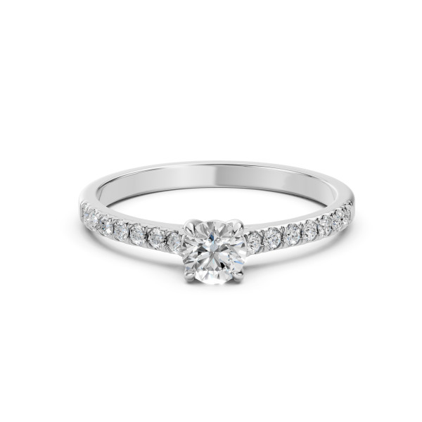 CARA Златен пръстен с диаманти 0.40+0.21 ct GIA сертификат K101-10094W