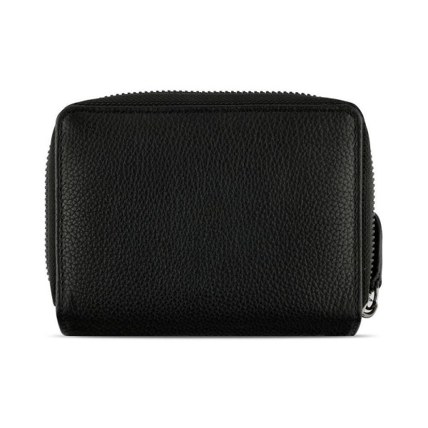 Дамски кожен портфейл Bugatti Bella Ladies Zip Wallet, RFID защита, черен