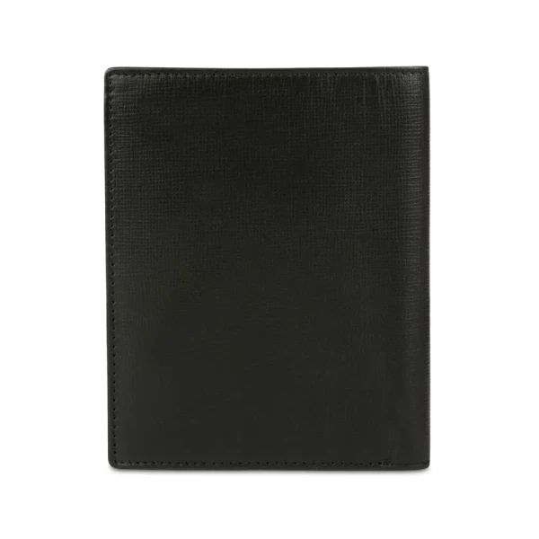 Мъжки портфейл Bugatti - Roccia Upright with Flap, RFID защита, черен