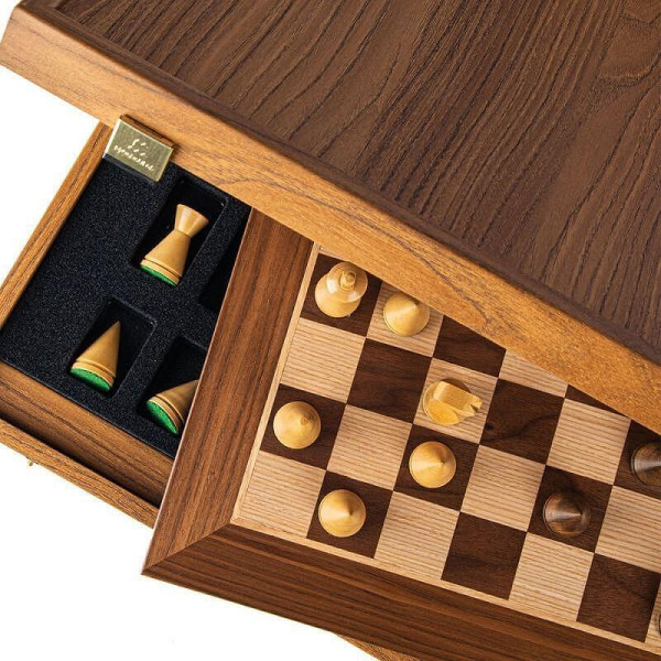 LUXURY HANDMADE CHESS MANOPOULOS - 40X40 CM