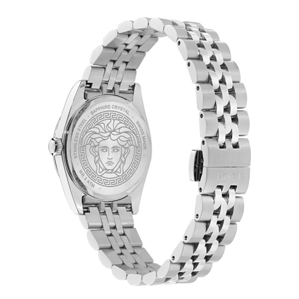 дамски часовник versace ve5k00526 седефен циферблат стоманена верижка classicwatches.bg
