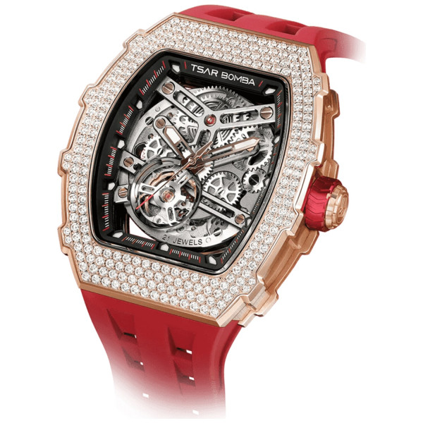 TSAR BOMBA T-Elemental Automatic Red TB8208D-12