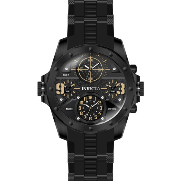 Invicta Coalition Forces Field 4 Time Zones Chronograph