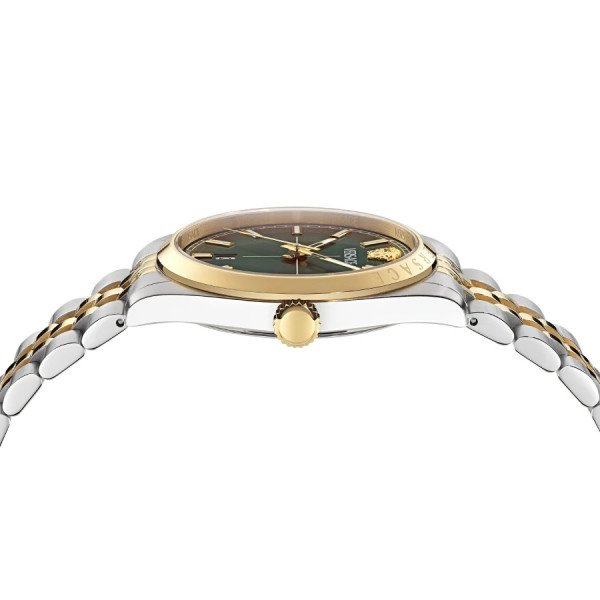 versace millenyium gent 41 мм сапфир кристал зелен циферблат classicwatches.bg
