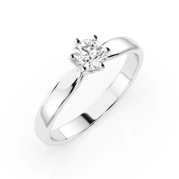 Cara пръстен с диамант 0.30 ct GIA сертификат – ЗЛАТНО БИЖУ 14К K101-10040W(4.2)/14K