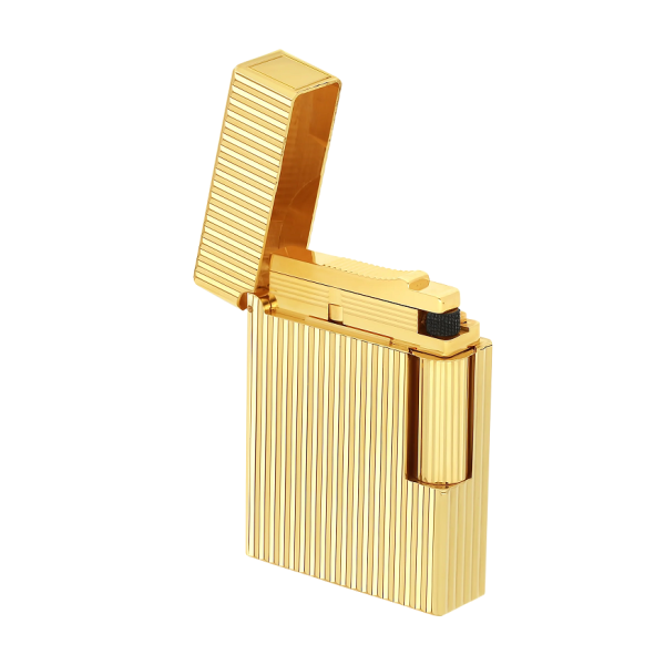 Запалка S.T.Dupont Ligne 1 Guilloche Lighter Gold C14020
