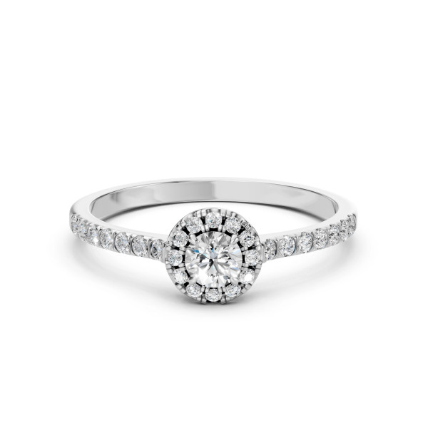 Cara пръстен с диаманти 0.25+0.29 ct – ЗЛАТНО БИЖУ 14К K101-10095W(4.0)/14K
