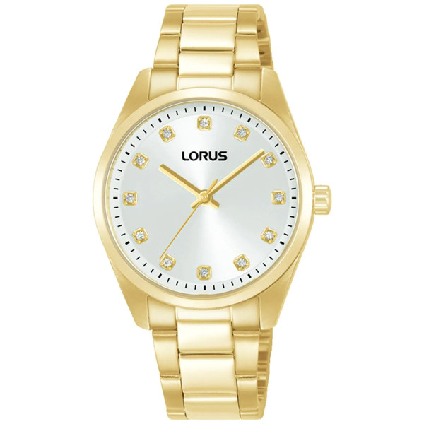 дамски часовник кварцов lorus златист отпред ClassicWatches.bg