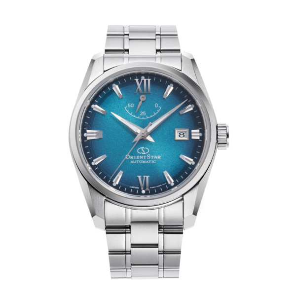 часовник orient star re au0114e лимитиран автоматичен зелен градиент циферблат classicwatches.bg