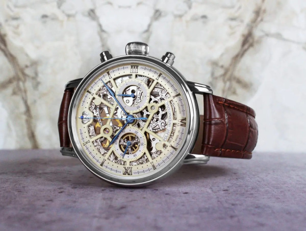 POLJOT INTERNATIONAL CHRONOGRAPH NICOLAI II SKELETON 43MM LIMITED EDITION 100PIECES 2901.194S012