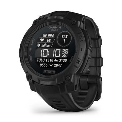 Instinct® 3 – 45 мм, Solar - Instinct 3 – 45 мм, Solar, Tactical Edition - Black с Black каишка