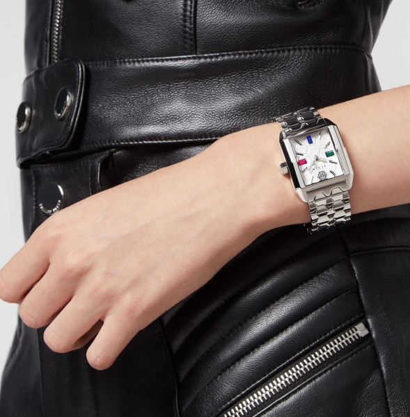 Philipp Plein PWMAA0422 дамски часовник с квадратен корпус