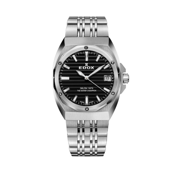 Edox Delfin 1973 Date 50504-3M-NIN