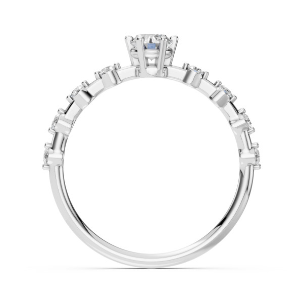 Cara пръстен с диаманти 0.30+0.16 ct GIA сертификат – ЗЛАТНО БИЖУ 14К K101-10144W(4.2)/14K