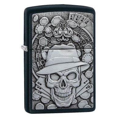 Запалка Zippo Gambling Skull