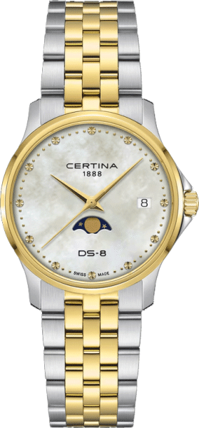 ЧАСОВНИК CERTINA DS 8 MOONPHASE LADY 32MM C045.223.22.111.00