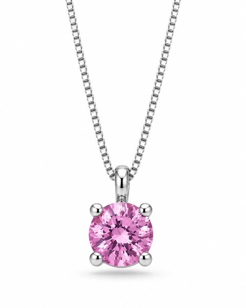 Comete Ambrosia gold necklace with zirconia AGZ391
