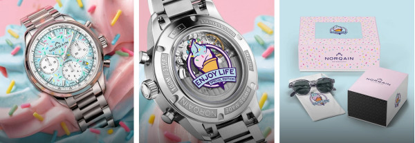 часовник norqain freedom sprinkles уникален дизайнерски модел classicwatches.bg