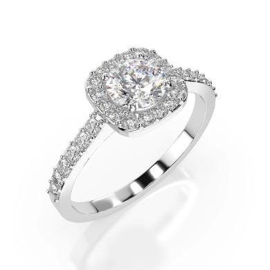 Златен пръстен с диамант CARA 0.50+0.31ct GIA сертификат K101-10152W