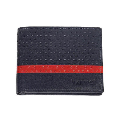 Мъжки портфейл Zippo - Navy Blue, с RFID защита, тъмносин