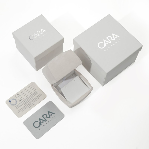 CARA DIAMANTI Златни обеци с диаманти BB0462R/0.01Ct SI/H