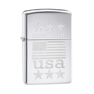 Запалка Zippo Made in USA with Flag