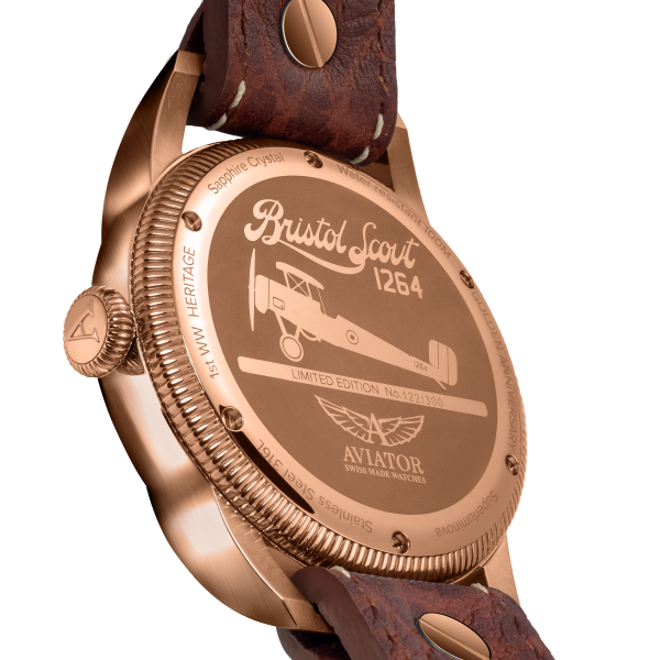 AVIATOR BRISTOL SCOUT 46MM V.3.18.8.314.4