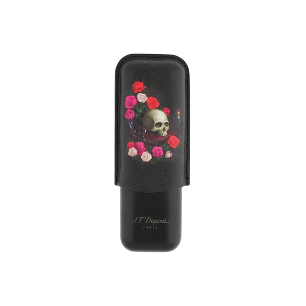 Калъф за 2 пури S.T.Dupont 2 Cigar Case Memento Mori 183494