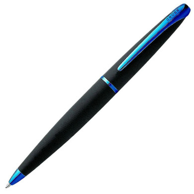 Химикалка Cross ATX - Basalt Black & Blue PVD