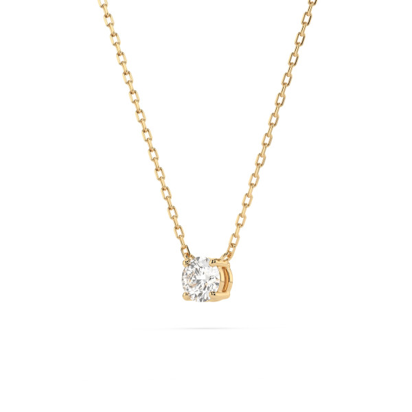 Cara колие с диамант 0.15 ct – ЗЛАТНО БИЖУ 14К K104-10040Y(3.4)/14K