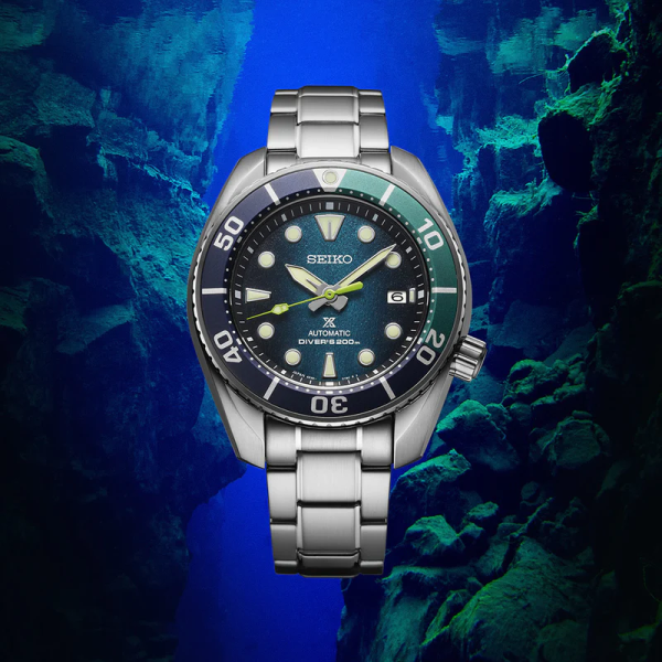 SEIKO PROSPEX ‘SILFRA’ SUMO DIVER LIMITED EDITION 45MM MEN'S WATCH SPB431J1