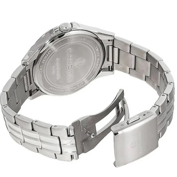 Candino часовник лек титаниев модел с дата и луминисцентни стрелки classicwatches.bg
