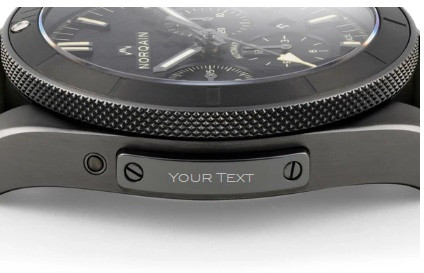 norqain-n1200-19b01-b01-side-classicwatches.bg – Страничен изглед на часовник NORQAIN Adventure Sport Chrono 44mm DLC корпус – classicwatches.bg