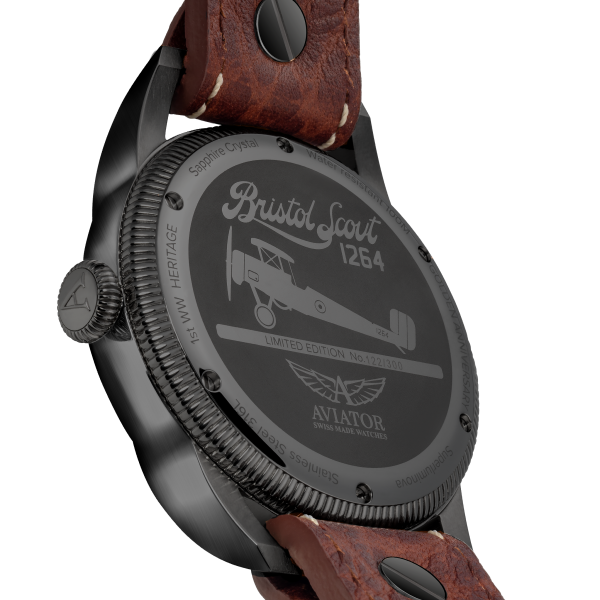 AVIATOR BRISTOL SCOUT 46MM V.3.18.5.313.4