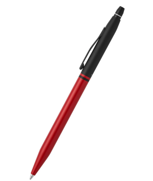 Химикалка Cross Click Tuxedo - Satin Metallic Red With Black