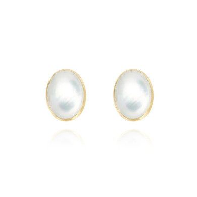 NANIS "BOULES" DOLCEVITA small ПРЪСТЕН ПЛАНИНСКИ КРИСТАЛ, СЕДЕФ OA10-609