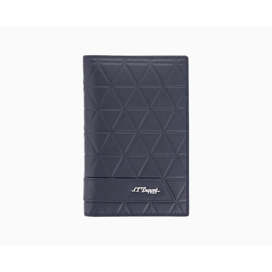 Калъф за паспорт S.T.Dupont FIREHEAD BLUE PASSPORT HOLDER 161614