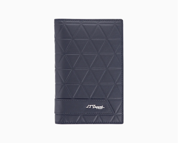 Калъф за паспорт S.T.Dupont FIREHEAD BLUE PASSPORT HOLDER 161614