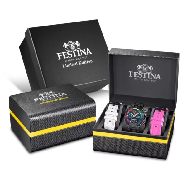 festina chrono bike f20761 1 с три каишки черен корпус classicwatches.bg
