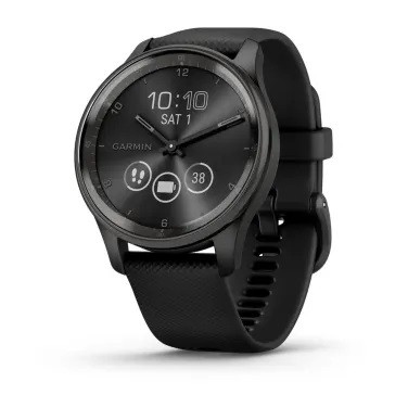 GARMIN VÍVOMOVE® TREND SLATE БЕЗЕЛ BLACK КОРПУС СИЛИКОНОВА КАИШКА 40ММ 010-02665-00
