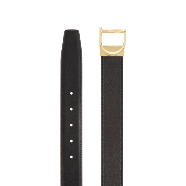 Колан S.T.Dupont D Logo Reversible Belt Black 9351100