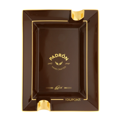 Пепелник S.T.Dupont Ashtray Porcelain Padron brown 6114