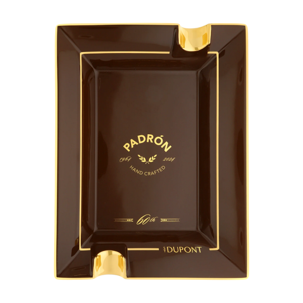 Пепелник S.T.Dupont Ashtray Porcelain Padron brown 6114
