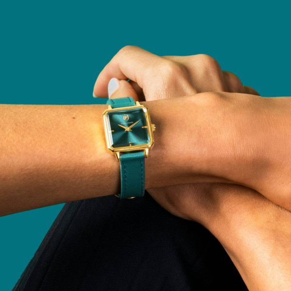 Pierre Lannier 072J577 часовник с жълто златно покритие и кожена каишка ClassicWatches.bg
