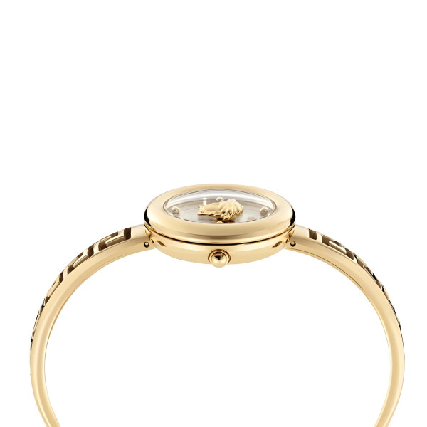 versace ve5f00226 дамски часовник със сапфир кристал и златиста верижка classicwatches.bg