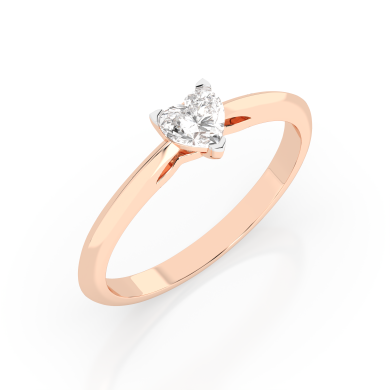 CARA Златен пръстен с диамант 0.30 ct GIA сертификат K101-10190R  HRT