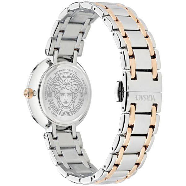 Versace Antlia VE0P00525 дамски модел с розово-златно IP покритие – classicwatches.bg
